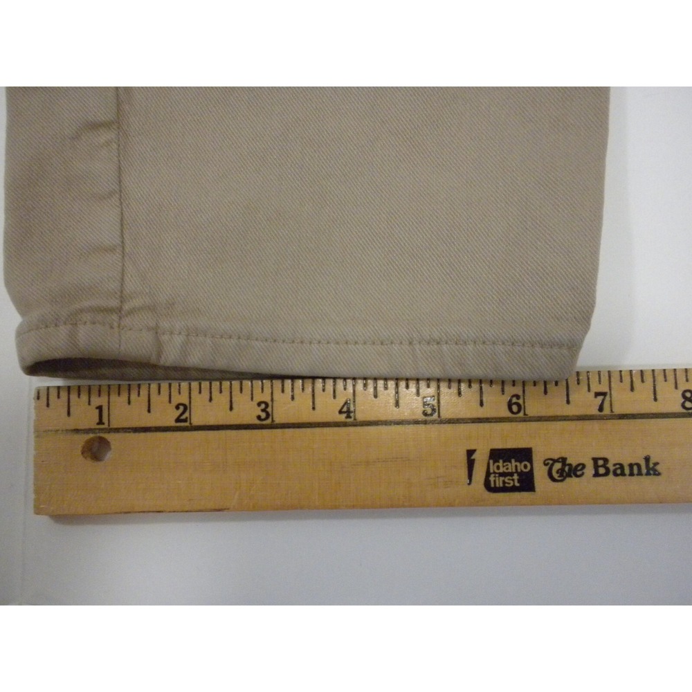 J Crew Pants Mens 34x34 Beige 484 Stretch Chino Slim Fit Tapered Leg Jeans - Picture 14 of 14